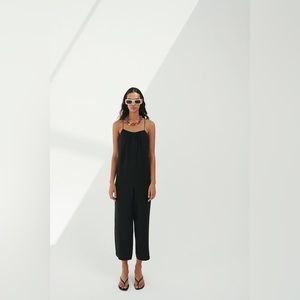 Zara black jumpsuit, small